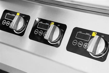 Induction cooker | 4-burner | 14 kW | 400V | open base | 900 line | RQ.PLS.9IND020