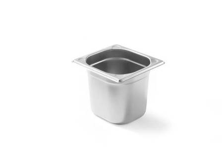 Kitchen Line GN container, stainless steel, 1/6-100mm HENDI 806630