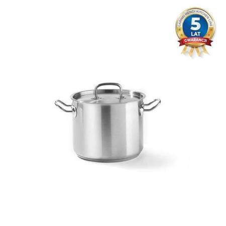 Kitchen Line tall pot with lid, capacity.13.5 l, fi.280x(H)220 mm HENDI 837405