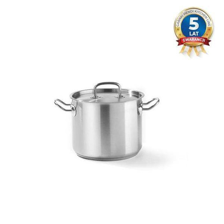 Kitchen Line tall pot with lid, capacity.2.8 l, fi.160x(H)140 mm HENDI 837108