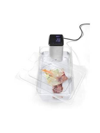 Lid for GN containers made of polycarbonate with cut-out for sous vide HENDI 864234