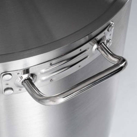 Low pot without lid, steel, O 240 mm, V 4.3 l STALGAST 013241