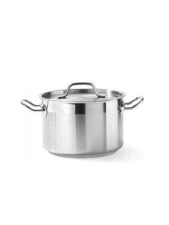 Medium pot with lid Profi Line, capacity.4 l, fi.200x(H)130 mm HENDI 831205