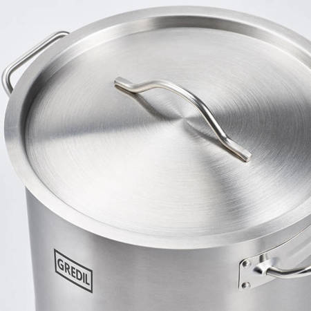 Medium pot with lid, steel, O 280 mm, V 11.1 l 012285 STALGAST