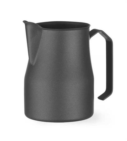 Milk frothing jug - matte black | HENDI 451045