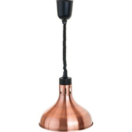 Pendant food warming lamp, copper, P 0.25 kW, U 230 V 692612 STALGAST