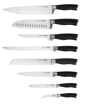 Professional set of forged kitchen knives YATO - 8 elements | YG - Set 8