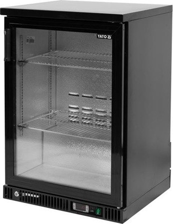 REFRIGERATED DISPLAY CASE FOR BOTTLES 1-DOOR BLACK | YG-05350