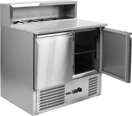 REFRIGERATED TABLE 240L 2-DOOR WITH EXTENSION AND GRANITE TOP | YG-05275
