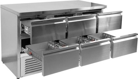 REFRIGERATED TABLE 368L WITH 6 DRAWERS | YG-05281