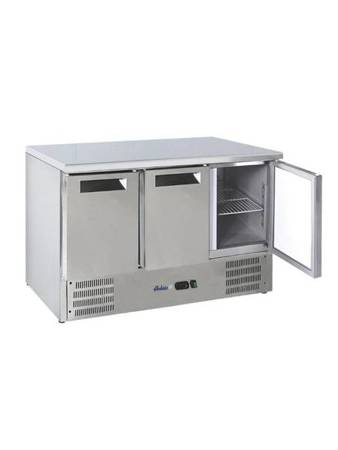 Refrigerated 3-door table with worktop and bottom unit HENDI 236147