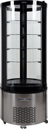 Refrigerated display case 400L 68x68x175 BLACK | YG-05098