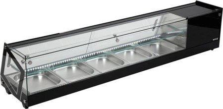 Refrigerated display case 5x1/2 GN 175x39x37 | YG-05007