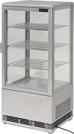 Refrigerated display case 78L 42x38x96 SILVER | YG-05057