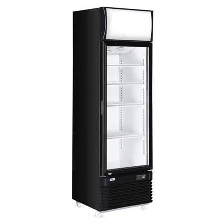 Refrigerated display case with illuminated panel 1-door 360L