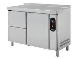Refrigerated table without aggregate with drawers 700 mm GN 1/1 ESSENZIAL LINE ETP-7-102-12 R D