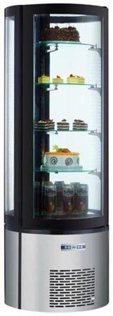 Round refrigerated display case 360L