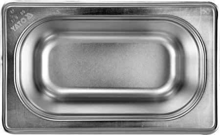 STAINLESS STEEL CATERING CONTAINER GN 1/9 65MM 0,6L | YG-00295