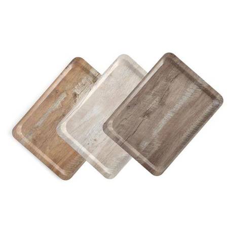 Serving tray, oak with wood print - 240x350 mm HENDI 508916