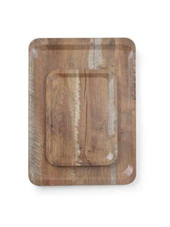 Serving tray, oak with wood print - 330x430 mm HENDI 508879