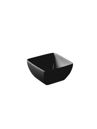 Square melamine bowl black 125x125 mm HENDI 566480