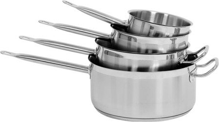 Stainless steel saucepan with lid 20x10.5CM 3.3L | YG-00061