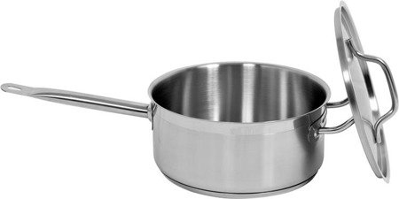 Stainless steel saucepan with lid 24x11CM 5L | YG-00062