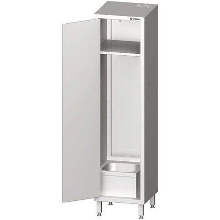 Steel cleaning cabinet with sink, 500x500x2000 mm 617000 STALGAST