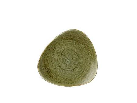 Stonecast Plume Green 229mm triangular plate Churchill | PLGRTR91