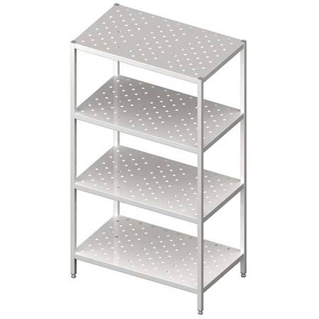 Storage rack,perforated shelves 1000x700x1800 bolted STALGAST MEBLE 981867100