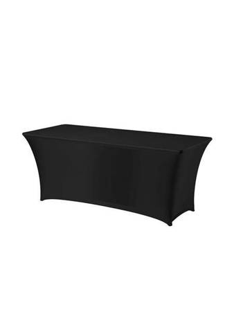 Symposium rectangular tablecloth, black, 1500x760x730 mm HENDI 814406