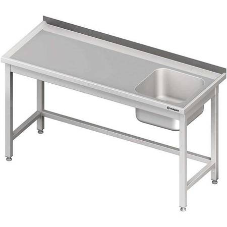 Table with 1-bowl sink.(P),without shelf 1500x600x850 mm STALGAST MEBLE 980656150