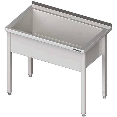 Table with 1-chamber welded pool 1000x600x850 mm h=300 mm STALGAST MEBLE 981336100