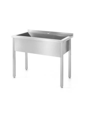 Table with a single-chamber pool - welded, with dimensions.1000x600x(H)85 HENDI 811832