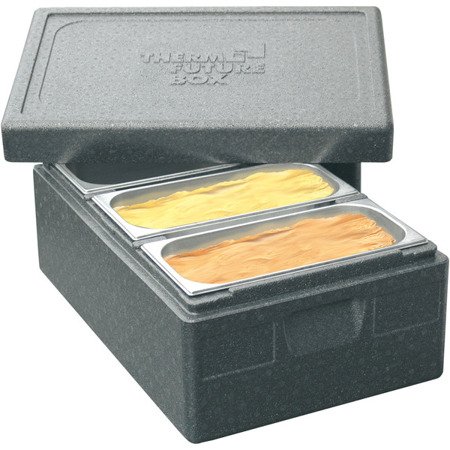 Thermo-insulated container, black, 600x400x270 mm 054030 STALGAST