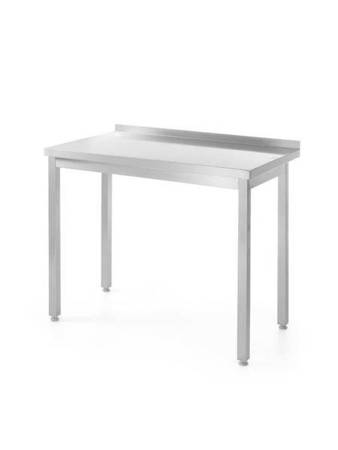 Wall-mounted work table - bolted with a rim, with dimensions.1400x600x850 HENDI 811269