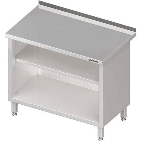 Wall table, built-in with 2 shelves 1400x700x850 mm STALGAST MEBLE 980137140