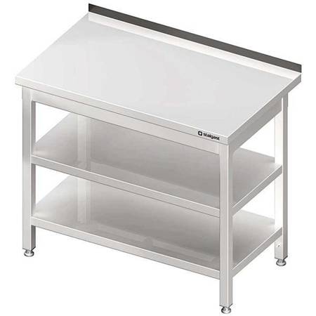 Wall table with 2 shelves 1100x600x850 mm welded STALGAST MEBLE 980066110S