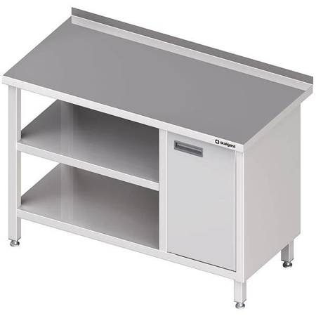 Wall table with cabinet (P),and 2 shelves 1100x700x850 mm STALGAST MEBLE 980537110