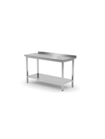 Wall table with shelf - bolted, with dimensions. 1500x700x850 mm HENDI 815724