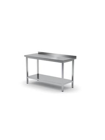 Wall table with shelf - welded, with dimensions. 1000x600x850 mm HENDI 814697