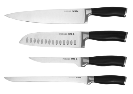 YATO kitchen knife set - chef's set - 4 elements | YG - Set 4