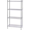 Chrome storage rack 4 shelves 910x455x1800mm STALGAST 680092