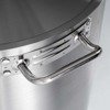 Low pot with lid, steel, O 200 mm, V 3.3 l 013202 STALGAST