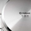 Low pot with lid, steel, O 200 mm, V 3.3 l 013202 STALGAST