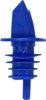 STOPPER WITH TUBE PLASTIC BLUE | YG-07126