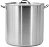 Stainless steel tall pot with lid 50x50CM 98,2L | YG-00010