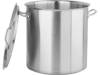 Stainless steel tall pot with lid 50x50CM 98L | YG-00020