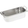 Steel container with handles, GN 1/3, H 100 mm 133104 STALGAST