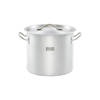 Tall pot with lid, steel, O 280 mm, V 15.4 l 011285 STALGAST